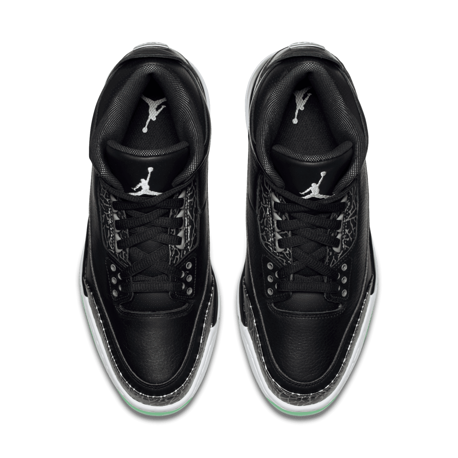 Jordan 3 Retro Golf Black Green Glow - AJ3783-001 Raffles & Where