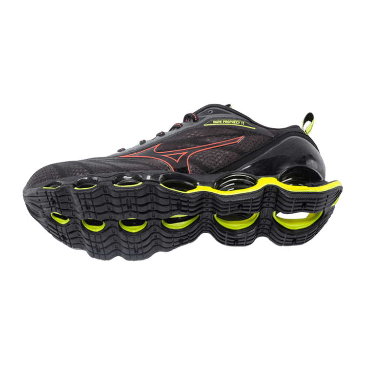 クラウディ Mizuno Wave Prophecy 11 Low Tops dark grey Red - J1GC220072