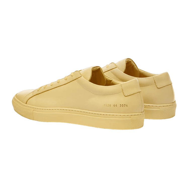 Common Projects Achilles Low Yellow - 1528-3074 Raffles & Where to Buy