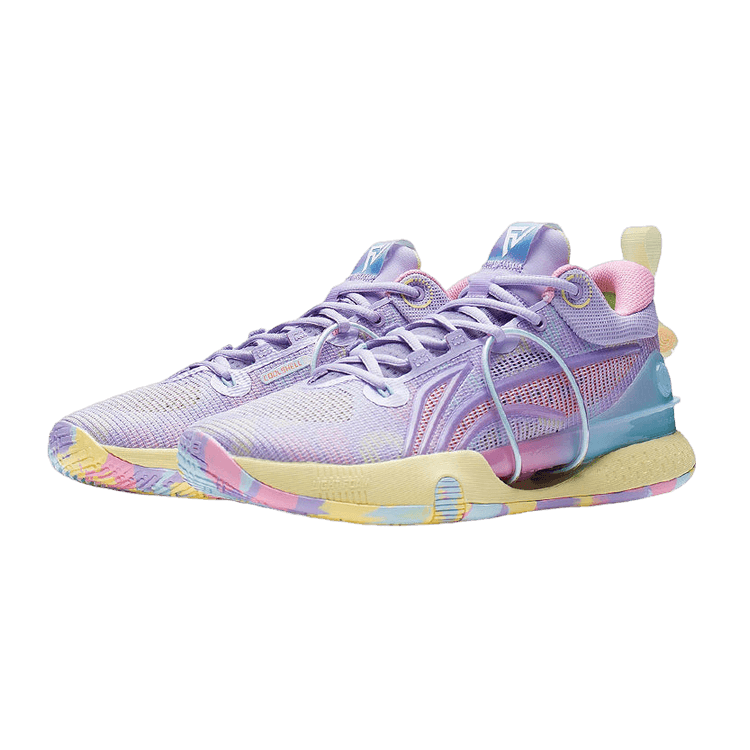 Li-Ning Speed 8 Premium Purple Light Yellow - ABAS015-3