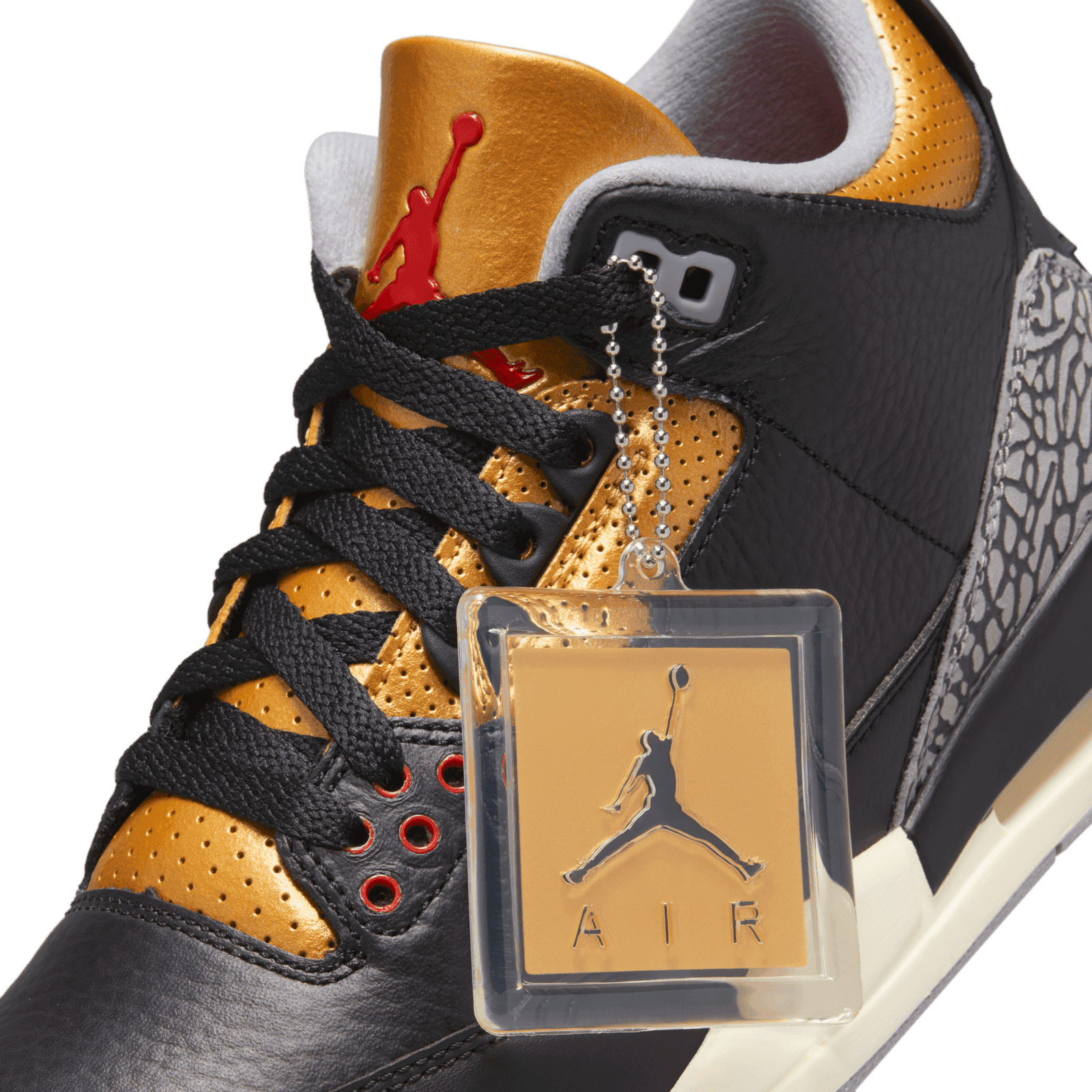 Metallic Gold Accents the Women's Exclusive Air Jordan 3