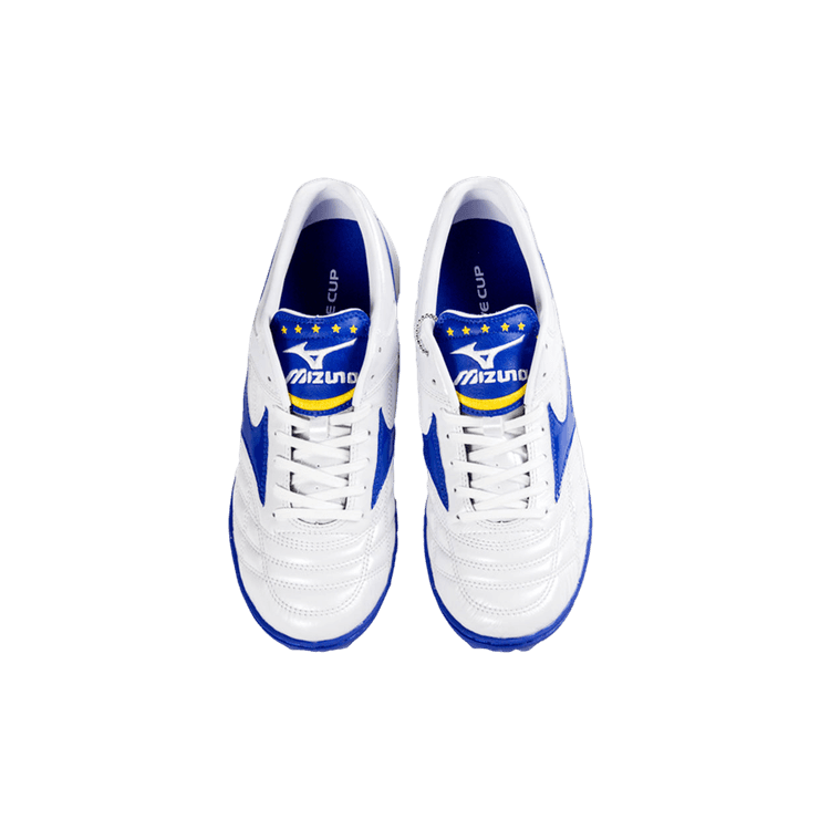 Mizuno Wave Cup Legend AS White Blue - P1GD191919 Raffles & Where