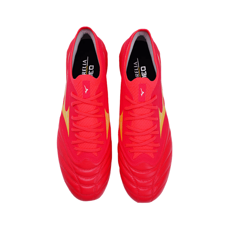 Mizuno Morelia Neo FG Football Boots Red Yellow - P1GA234264