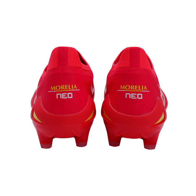 Mizuno Morelia Neo FG Football Boots Red Yellow - P1GA234264