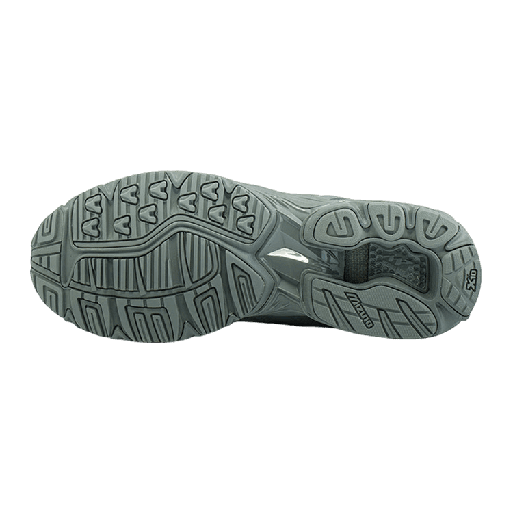 Mizuno Beams x Wave Rider 10 SlipOn Grey Silver - D1GD211601