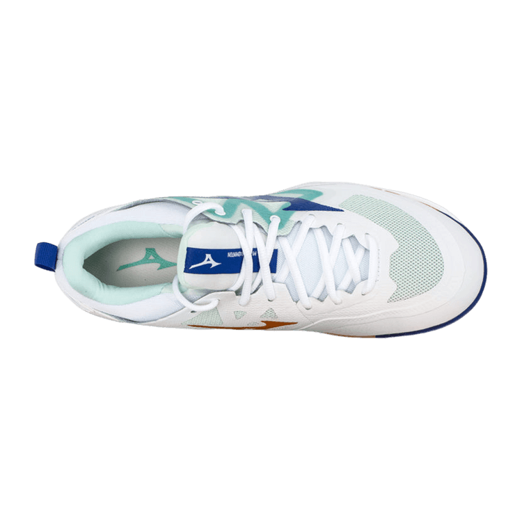 Mizuno Wave Fang Zero White Teal Orange - 71GA219025