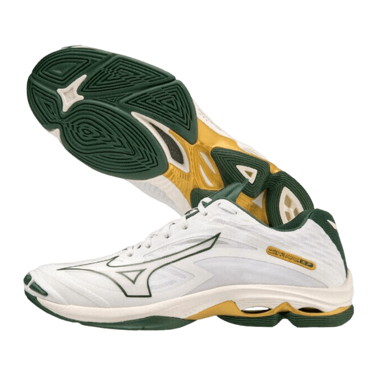 Mizuno Wave Lightning Z7 White Green - V1GA220044 Raffles & Where