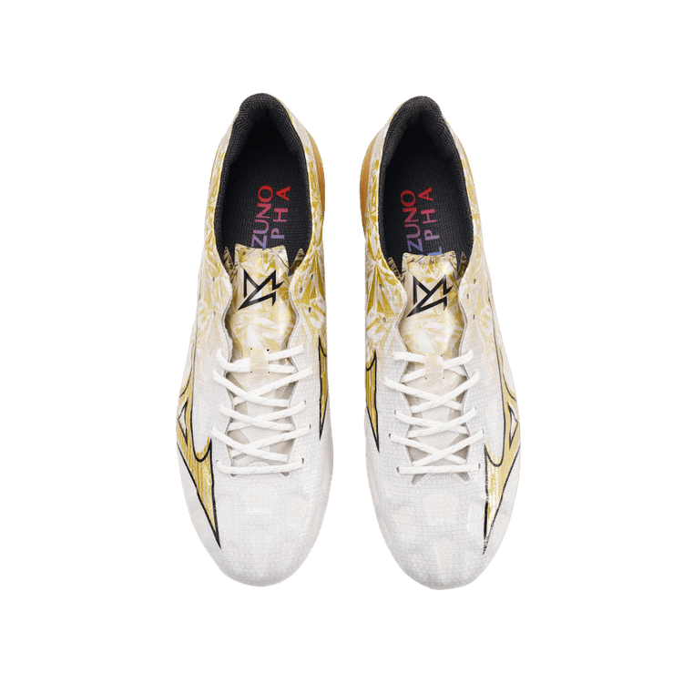 Mizuno Alpha Elite FG White Gold - P1GA246250 Raffles