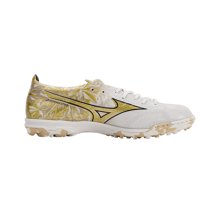 Mizuno Alpha Elite AS TF White Gold - P1GD246250 Raffles & Where