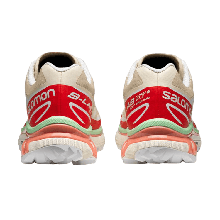 [SALOMON] スニーカー XT-6 SHORTBREAD/POPPY RED/GREEN ASH XT-6 Sneakers Shortbread, Poppy Red & Green Ash by Salomon