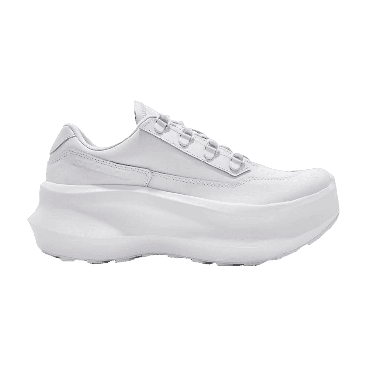 COMME des GARCONS x Salomon SR811 Leather Platform White - L47358000