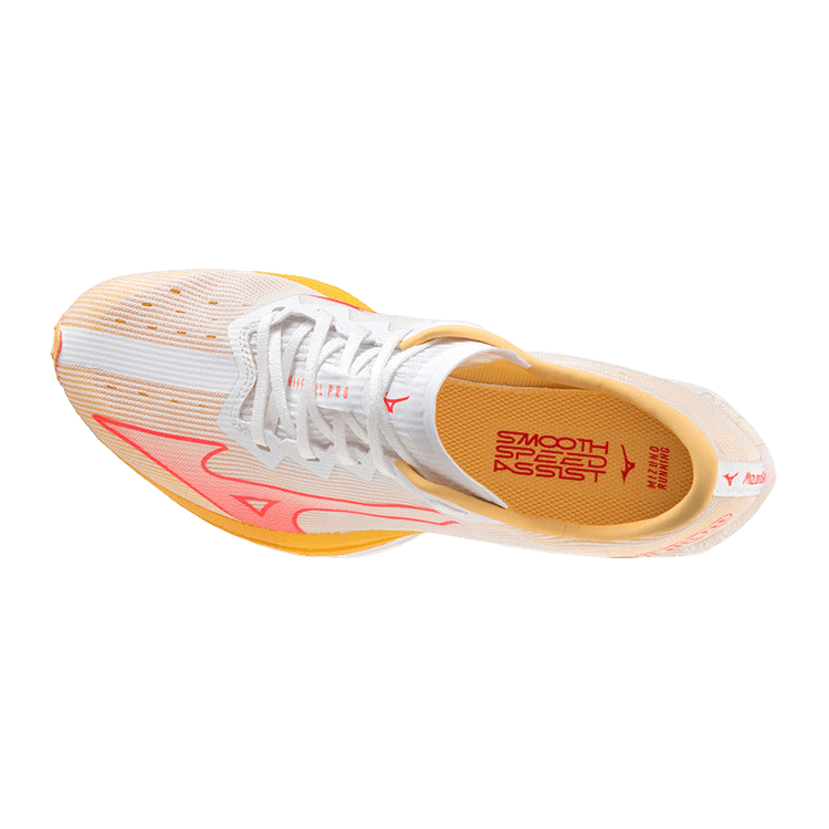 Mizuno WAVE DUEL PRO QTRホワイト/ピンク/イエロー Mizuno Wave Duel Pro Yellow White Pink - U1GD220003