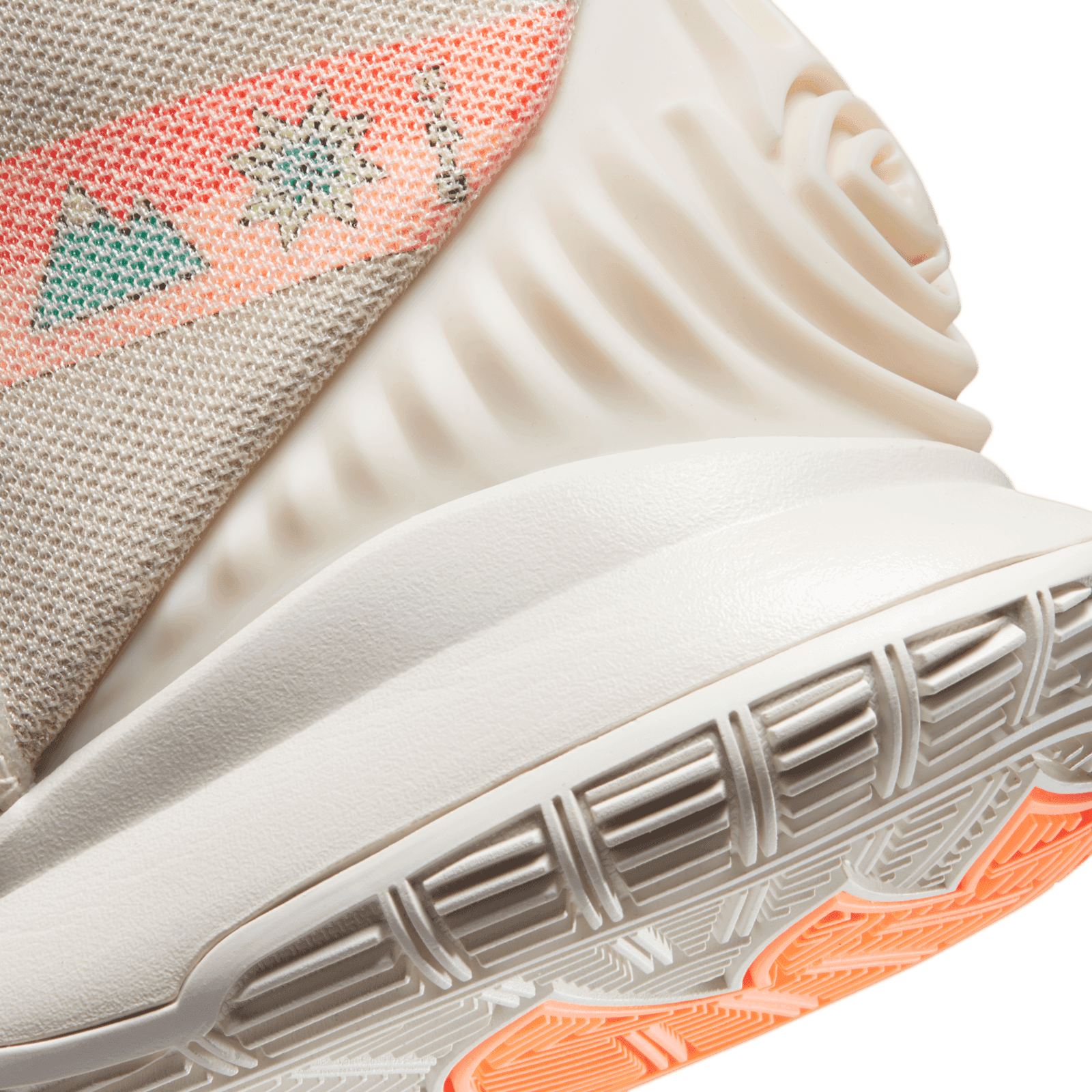 Nike KYRIE 6 N7 Sz 8‎ Light Cream Sail Electric Basketball CW1785 200 This Kyrie 6 Celebrates His Native American Roots main image 3