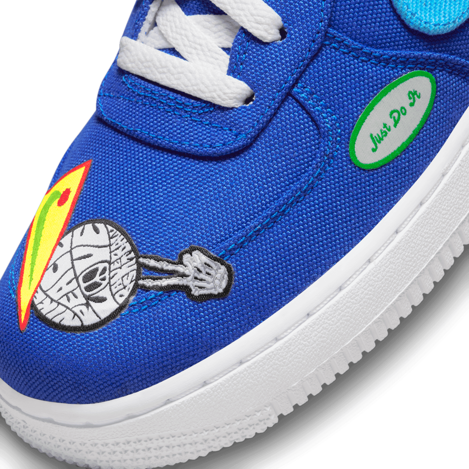 Nike Air Force 1 '07 'Patched Up - Los Angeles' (GS) - DX2308-400