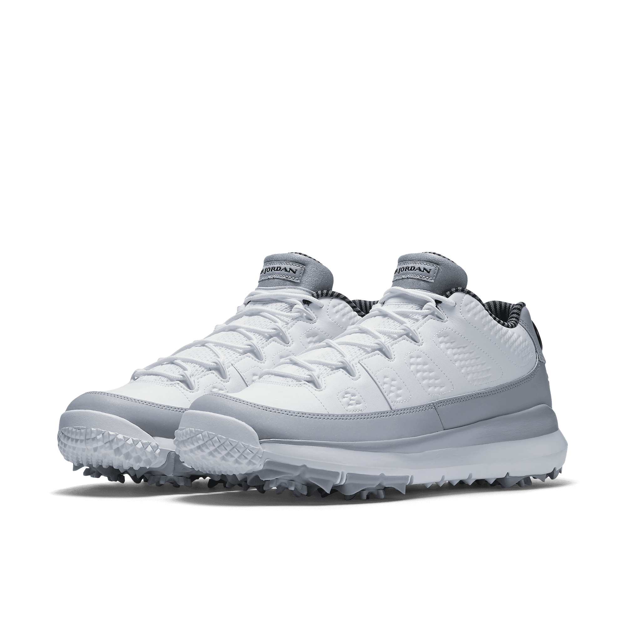 Jordan 9 Retro Golf Cleat Wolf Grey - 833798-103 Raffles & Where to Buy
