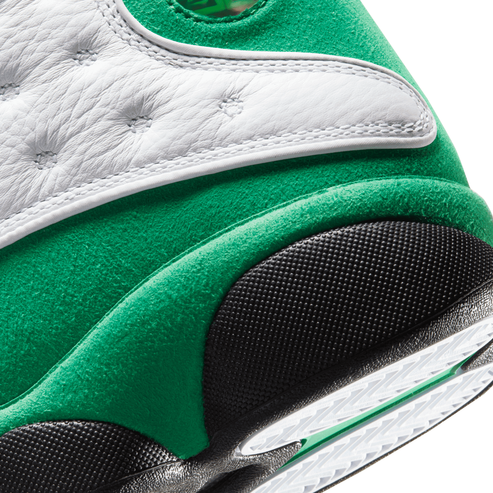 Size 11.5- Jordan 13 Retro White/Lucky Green 2020 - DB6537-113 Air Jordan 13 Lucky Green DB6537-113 Ganebet Store – Ganebet  main image 2