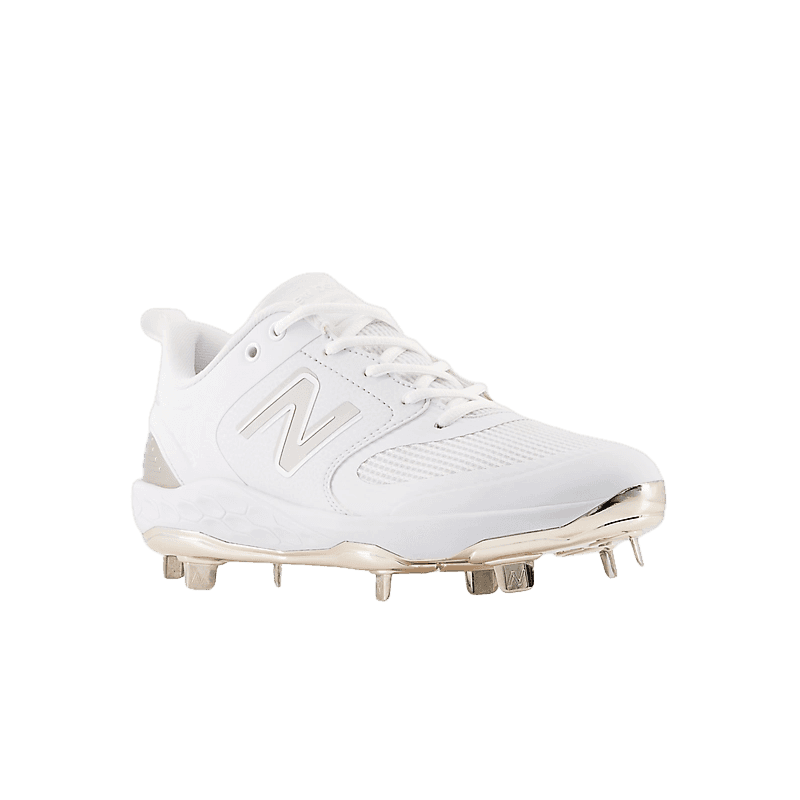 New Balance Fresh Foam X Velo v3 Champagne Metallic Softball White
