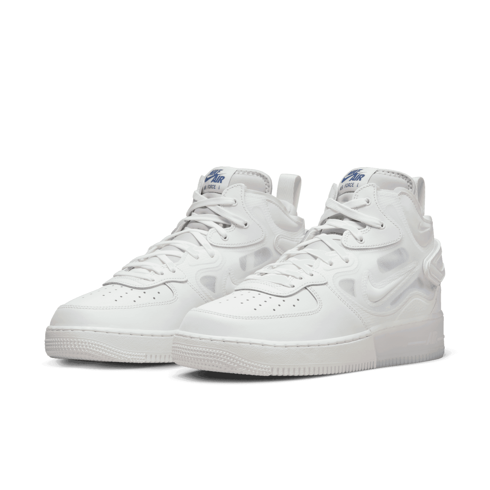 Nike Air Force 1 Mid React Triple White - DQ1872-101