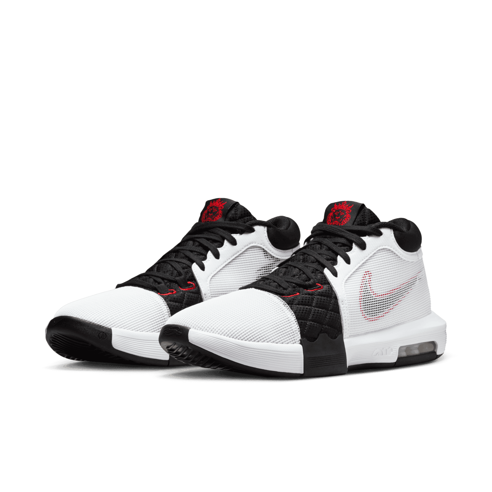 Nike Lebron Witness VIII White Black Red Men\'s Shoe Size 10 FB2239-103 Nike Lebron Witness 8  main image 2