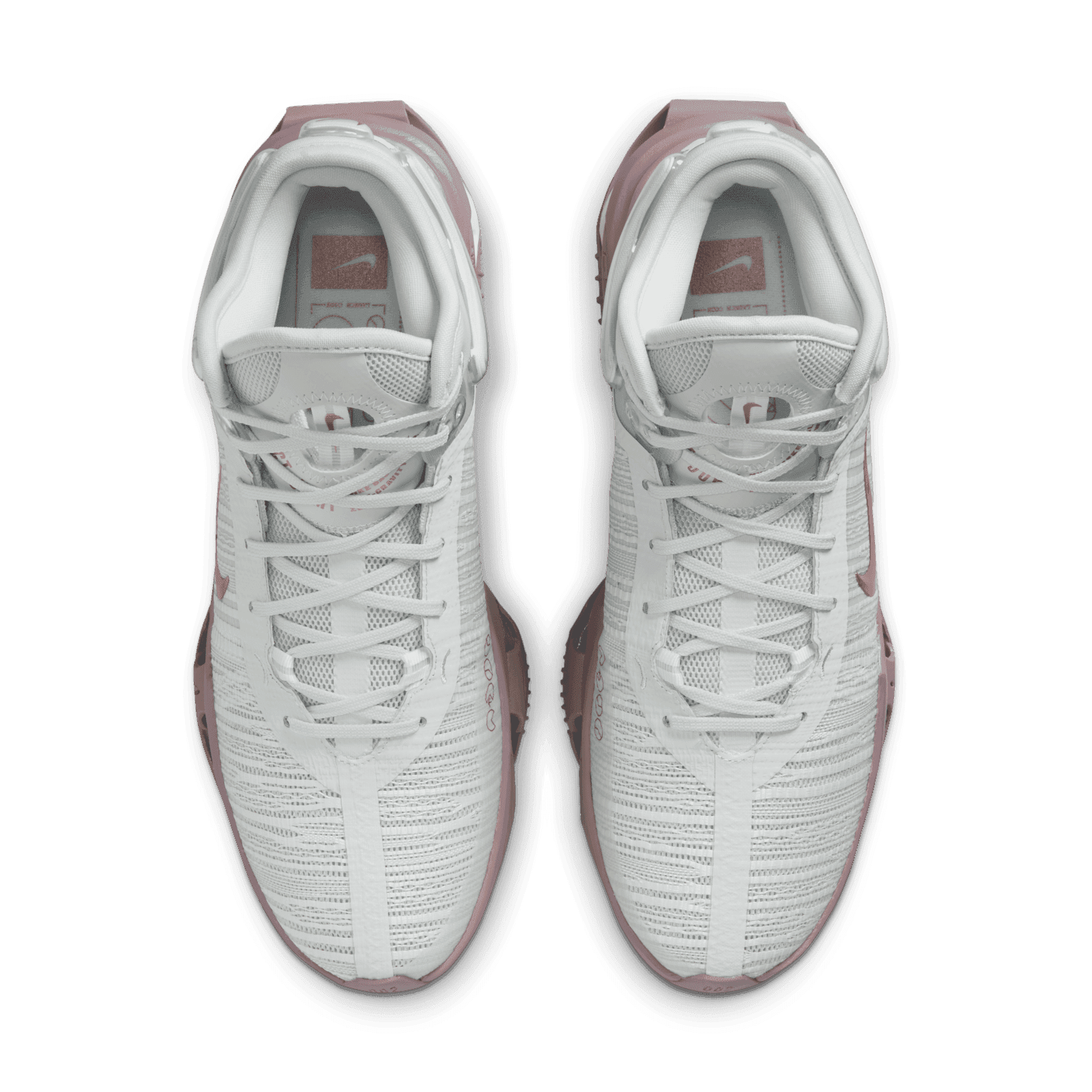Nike Air Zoom GT Jump 2 Summit White Barely Grape DJ9431-004 Mens Size 15 Nike G.T. Jump 2 Basketball Shoes Barely Grape Lilac Bloom  main image 3