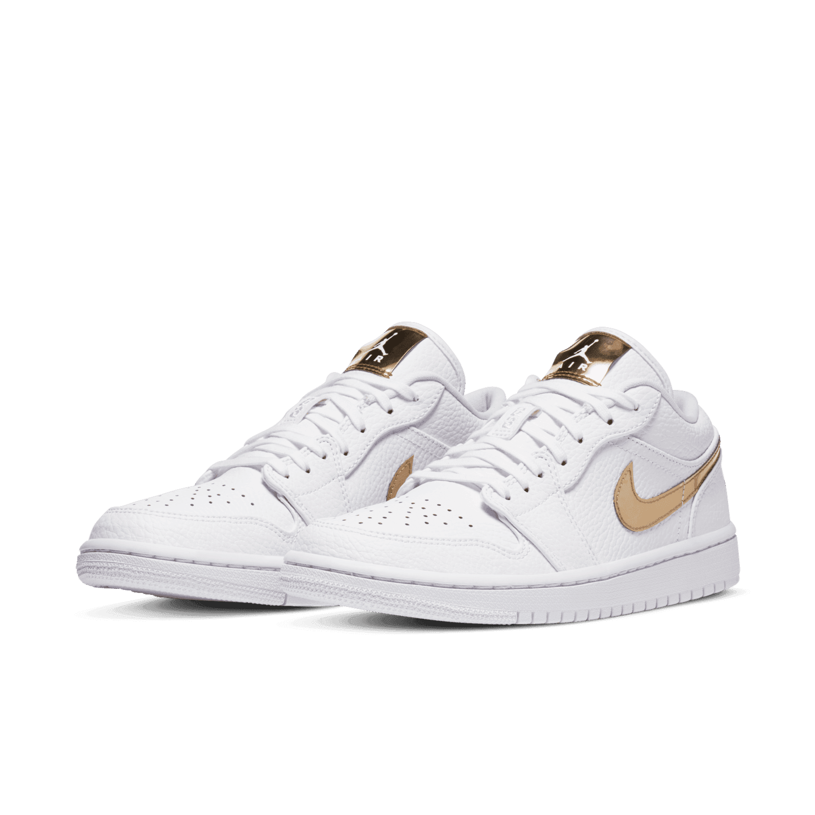 Air Jordan 1 Retro Low 'White Metallic Gold' (W) - CZ4776-100