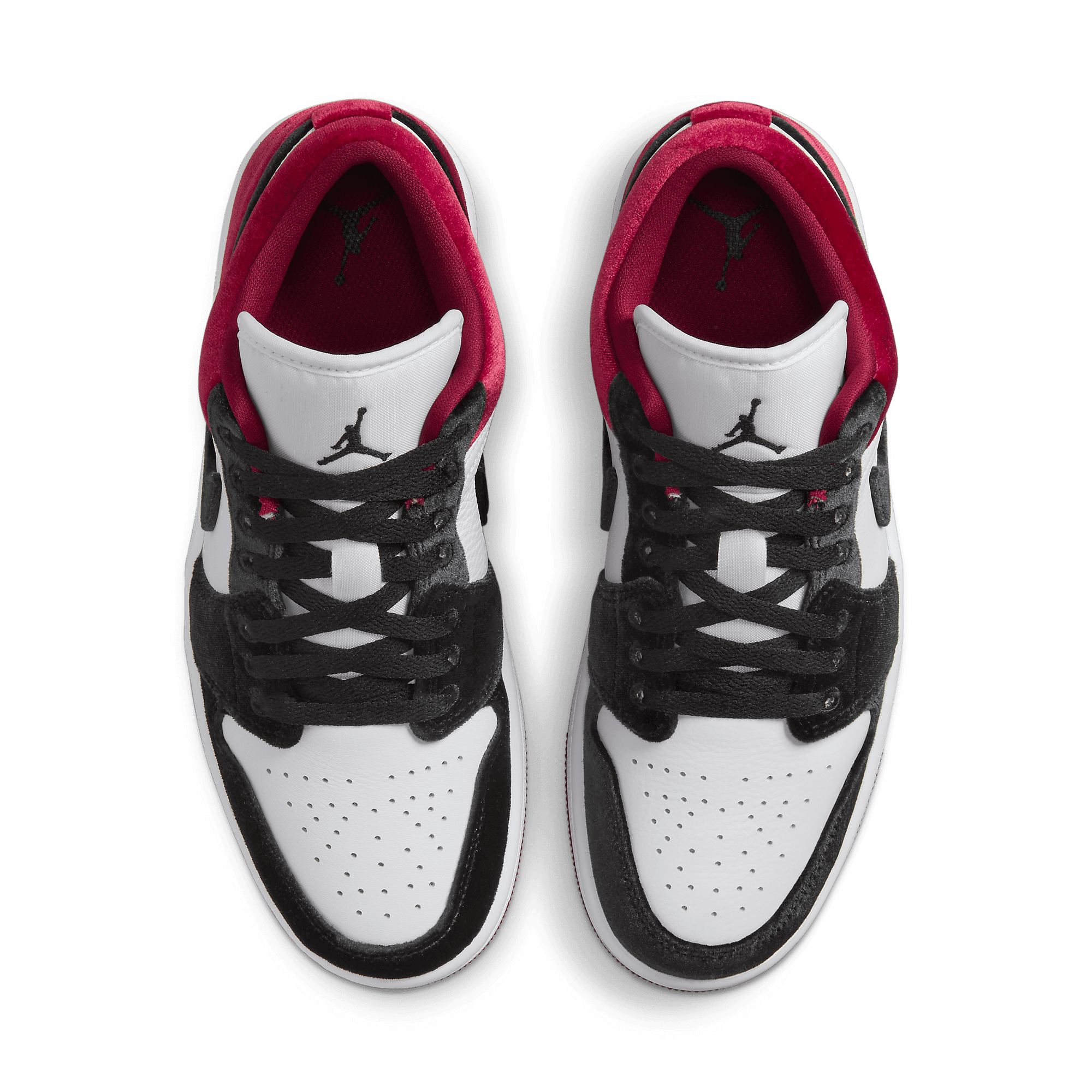 Air Jordan 1 Low Velvet Black Toe (W) - FZ3242-001