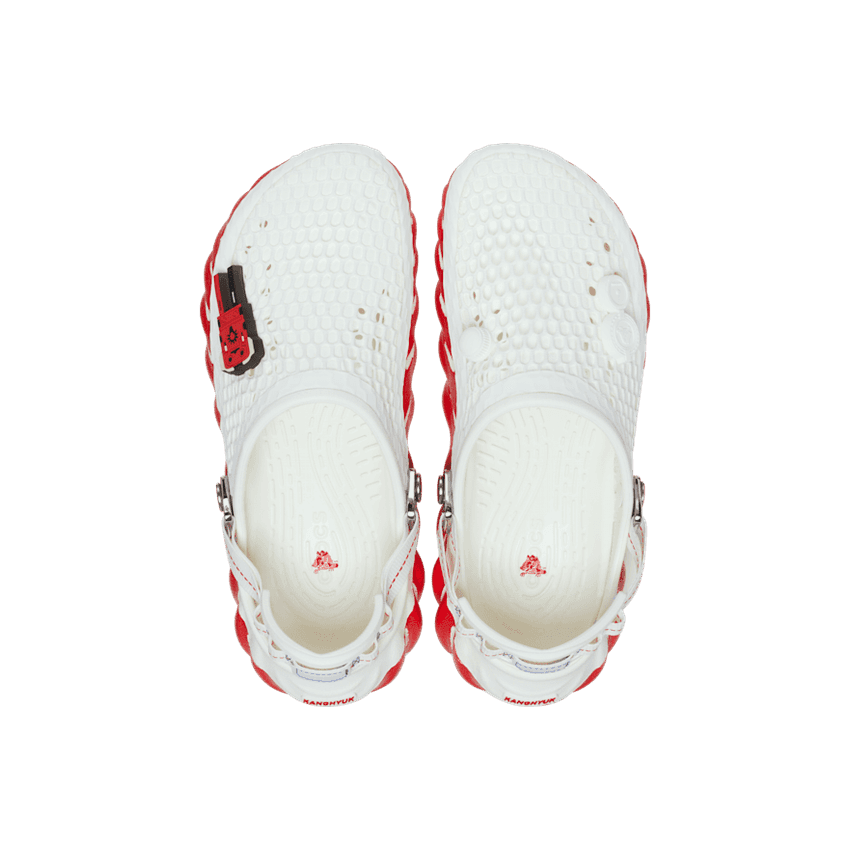 Crocs Echo Clog Kanghyuk White Red - 209626-94S Raffles & Where to Buy