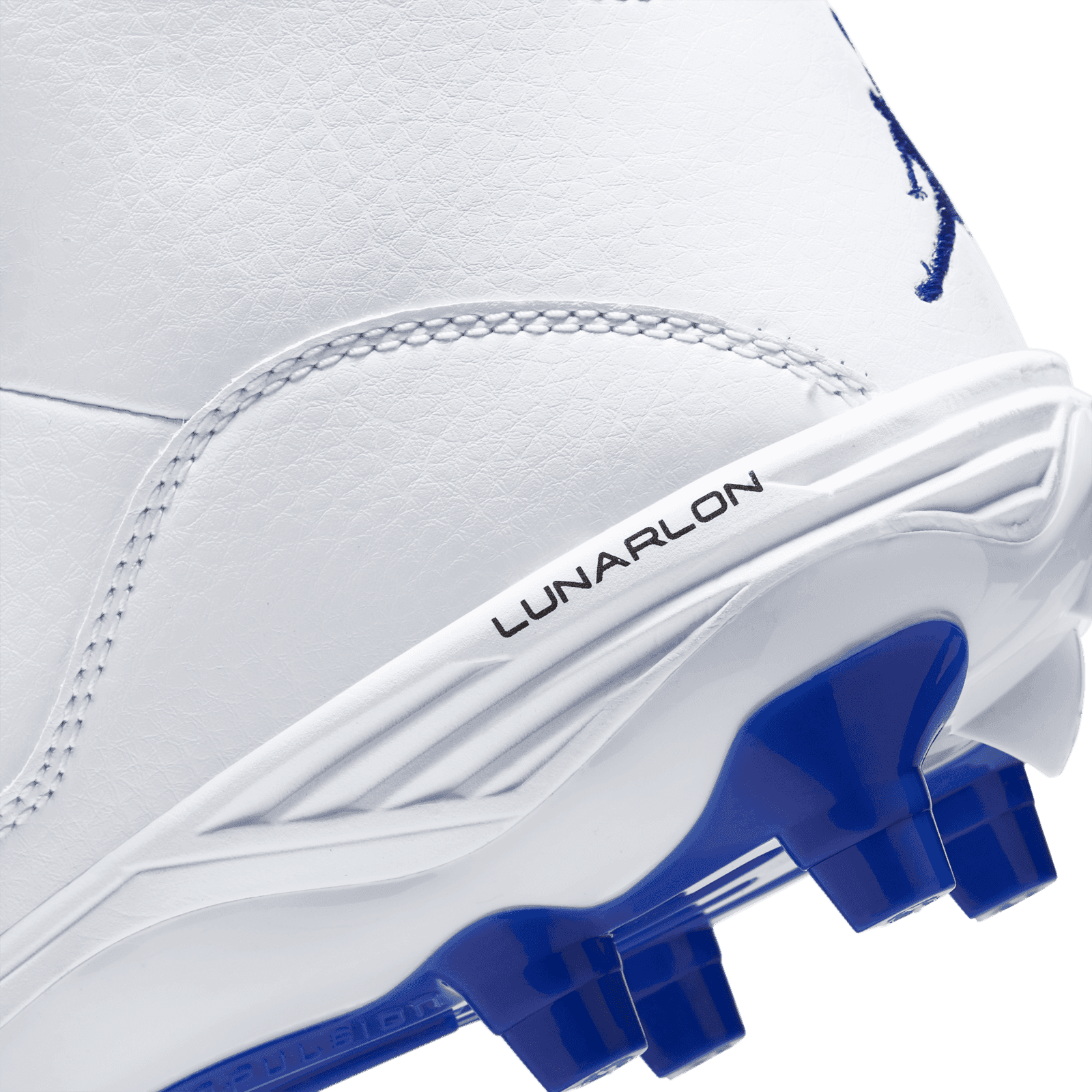 Nike Jordan 10 TD MID Football Cleats CQ2073-104 White Game Royal Men\'s Size 10 Jordan 10 TD - Size 10 Mid White Game Royal CQ2073-101 BRAND  main image 3