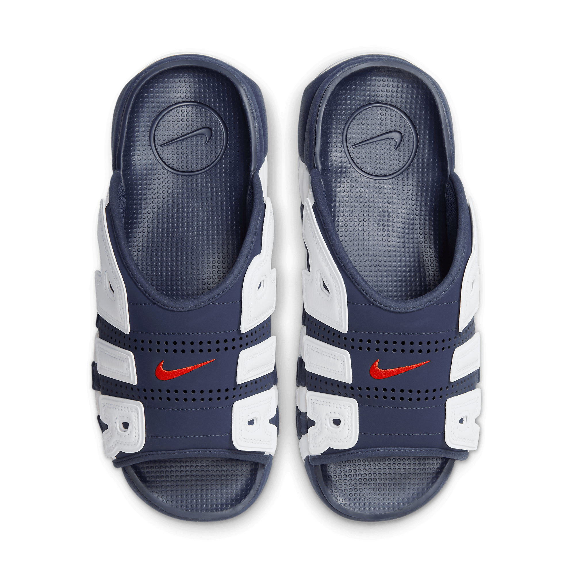 Nike Air More Uptempo Slide Olympic - FQ8699-400 Raffles & Where