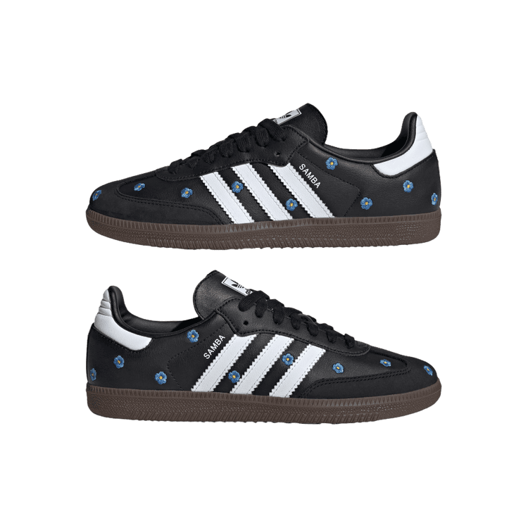 adidas Samba OG Black Embroidered Floral (W) - IF4397