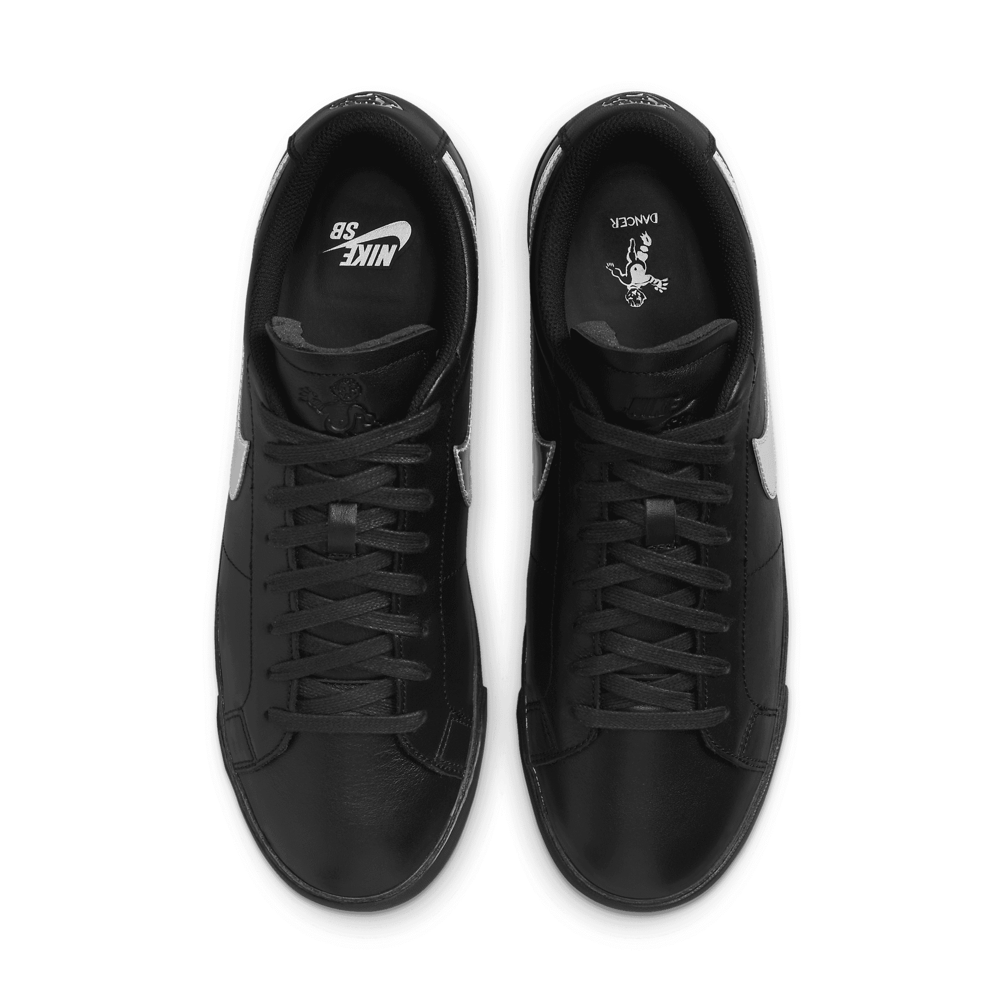 Nike SB Zoom Blazer Low QS Black Skateboard Shoes HJ6703 001 Size 13 Men Official Images // Nike SB Blazer Low x Dancer Skateboard  main image 2