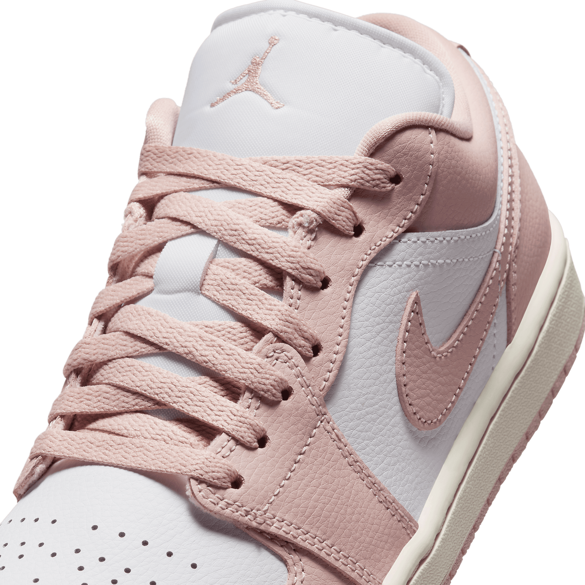 【ナイキ】★(W) Jordan 1 Low White Pink Oxford★大人気★ The Air Jordan 1 Low White Pink Oxford Releases October 2024