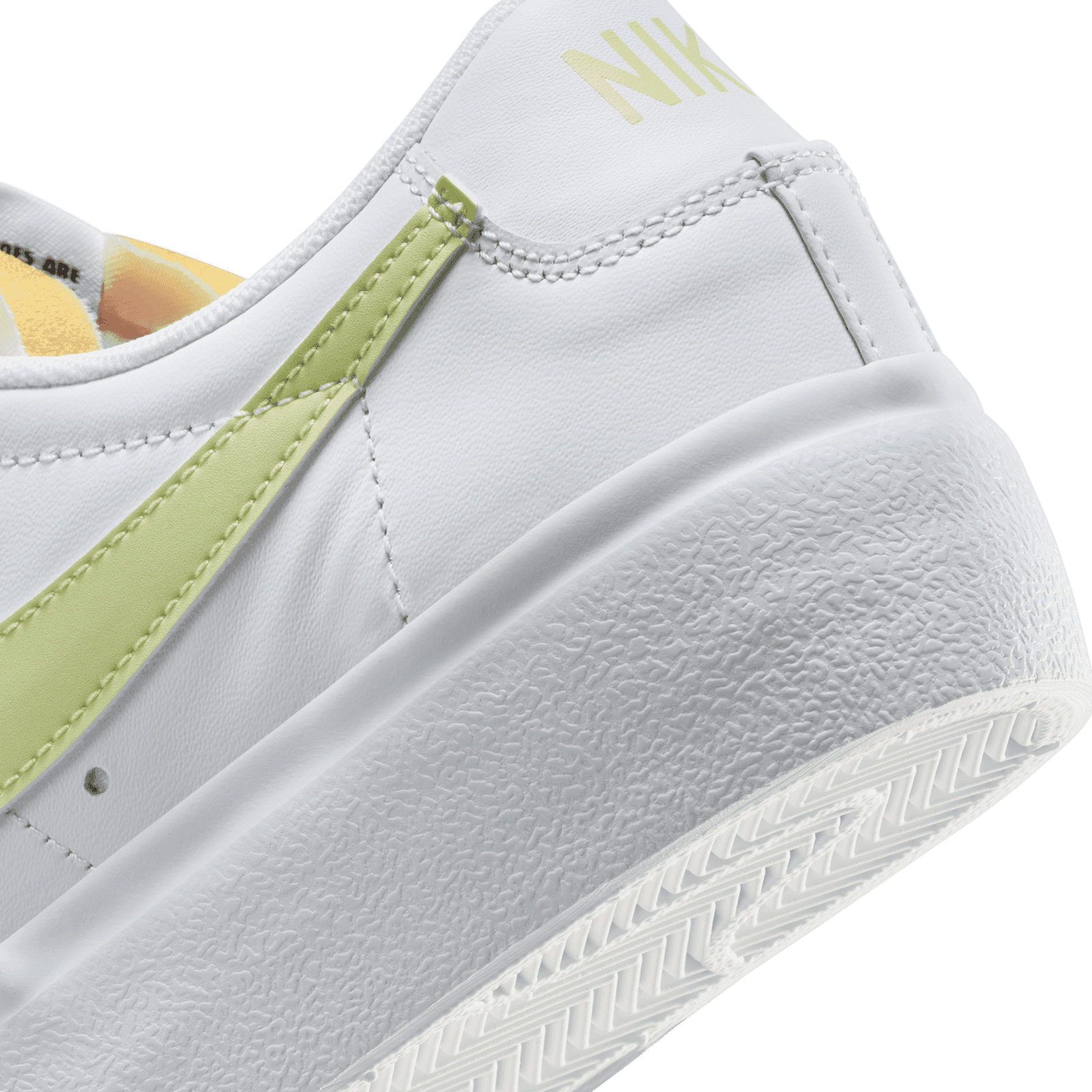 Nike Blazer Low Platform 'White Life Lime' (W) - DJ0292-115