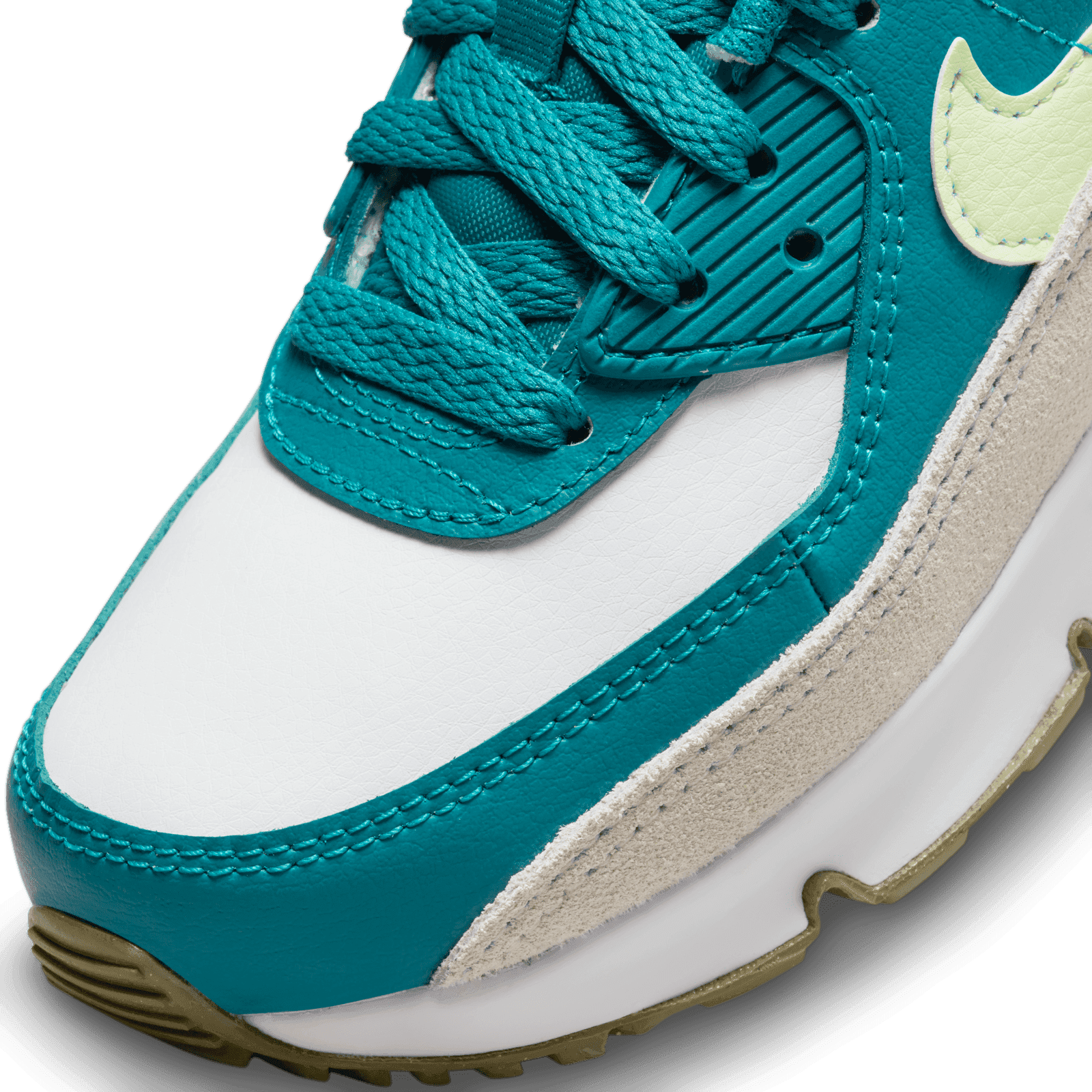 Nike Air Max 90 Leather 'Bright Spruce Barely Volt' (PS) - CD6867