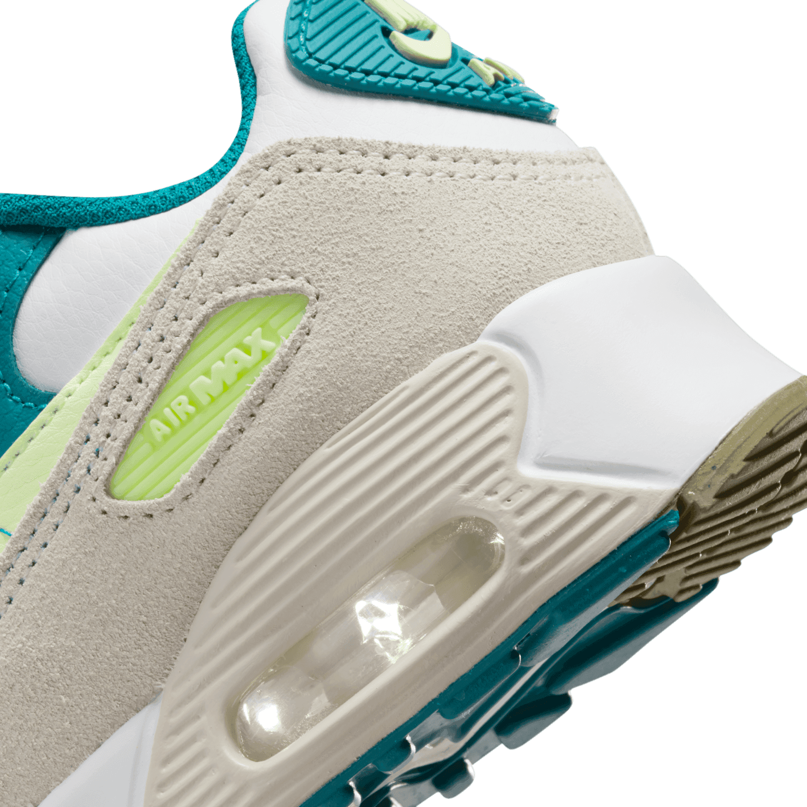Nike Air Max 90 Leather 'Bright Spruce Barely Volt' (PS) - CD6867