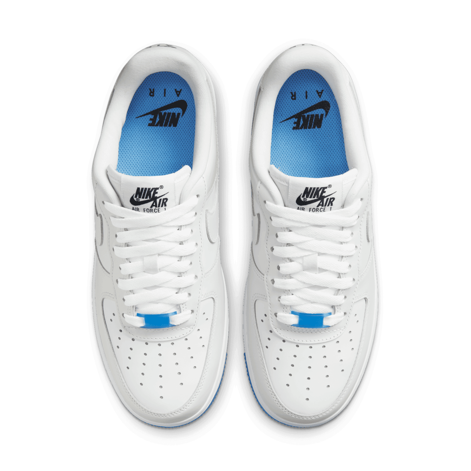 Nike Air Force 1 Low \"White and Univers… Nike Air Force 1 Low White University Blue Men's - AO2423