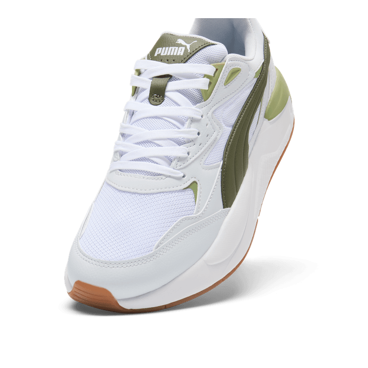 RYO PUMA X-Ray Speed Sneakers in Silver Mist/Green Moss/White - 384638