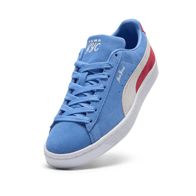 PUMA Suede Classic XXI NYC Sneakers in Blue Skies/White/Club Red