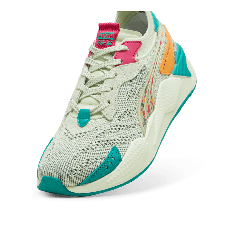 PUMA RS-XK Tropical Sneakers in Green Illusion/Sparkling Green