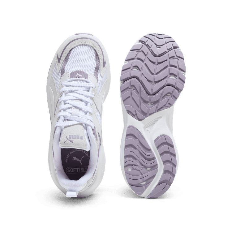 PUMA Hypnotic LS Sneakers in Silver Mist/White/Pale Plum