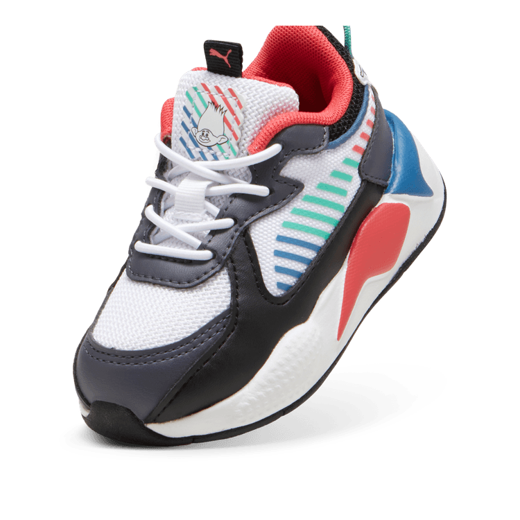 PUMA x TROLLS RS-X s' Sneakers in White/Blue Horizon (TD) - 398895