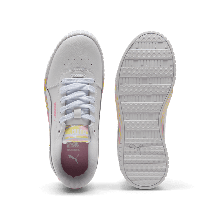 PUMA Carina 2.0 Endless Summer Sneakers in White/Pink Lilac
