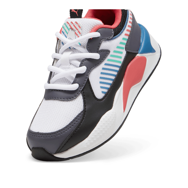 PUMA x TROLLS RS-X Sneakers in White/Blue Horizon (PS) - 398894-01