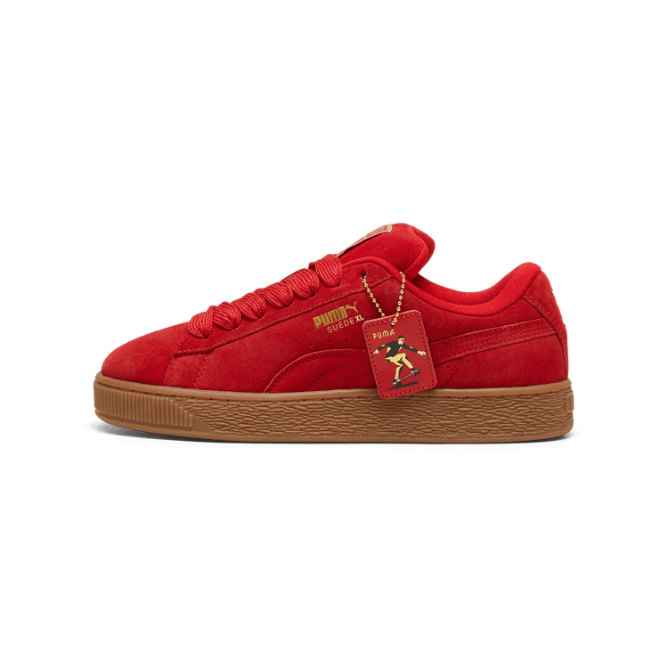 1点限り ポーランド産エマリア製 panレッド直径18cm dead stock PUMA PLAY LOUD Suede XL Sneakers in For All Time Red - 401709-01