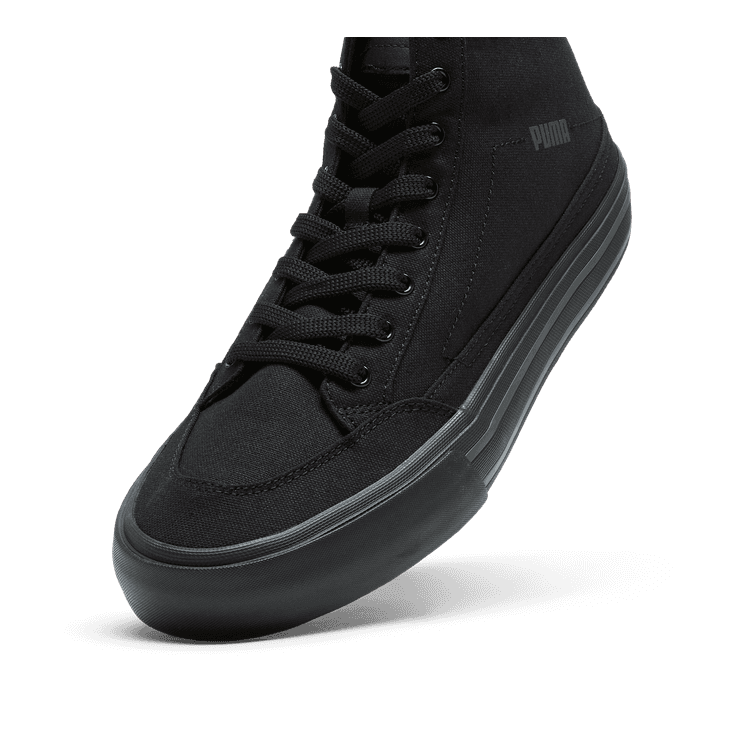 PUMA Court Classic Vulc Mid Sneakers in Black/Shadow Grey