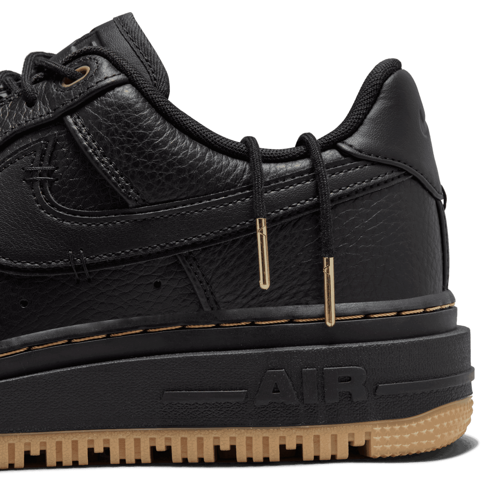 Nike Air Force 1 Low Luxe Black Gum - DB4109-001 Raffles & Where