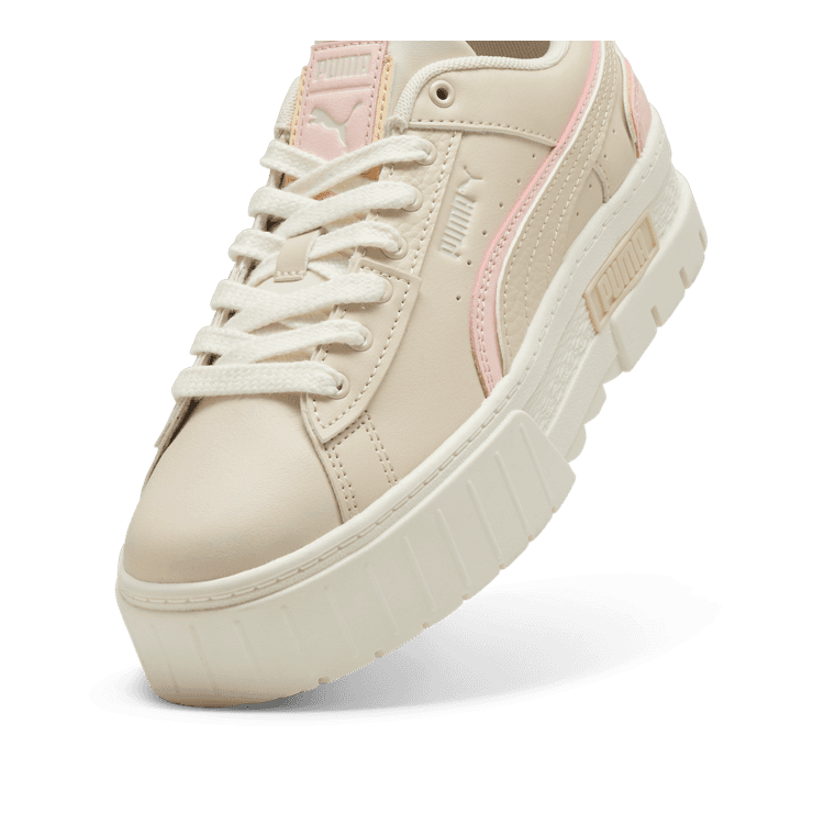 PUMA Mayze UT Muted Animal Sneakers in Alpine Snow/Island Pink