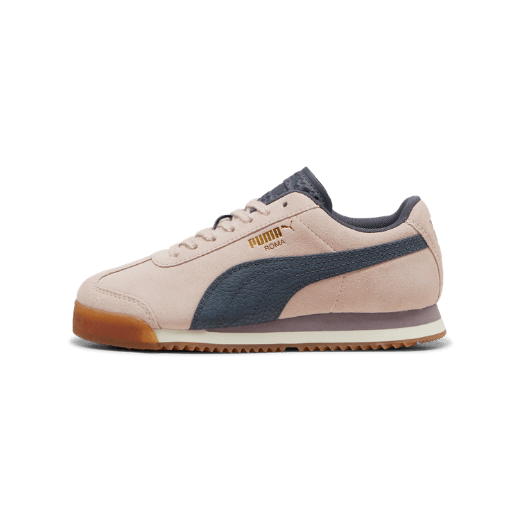 PUMA Roma 24 Suede Sneakers in Mauve Mist/Galactic Grey/Gum (GS