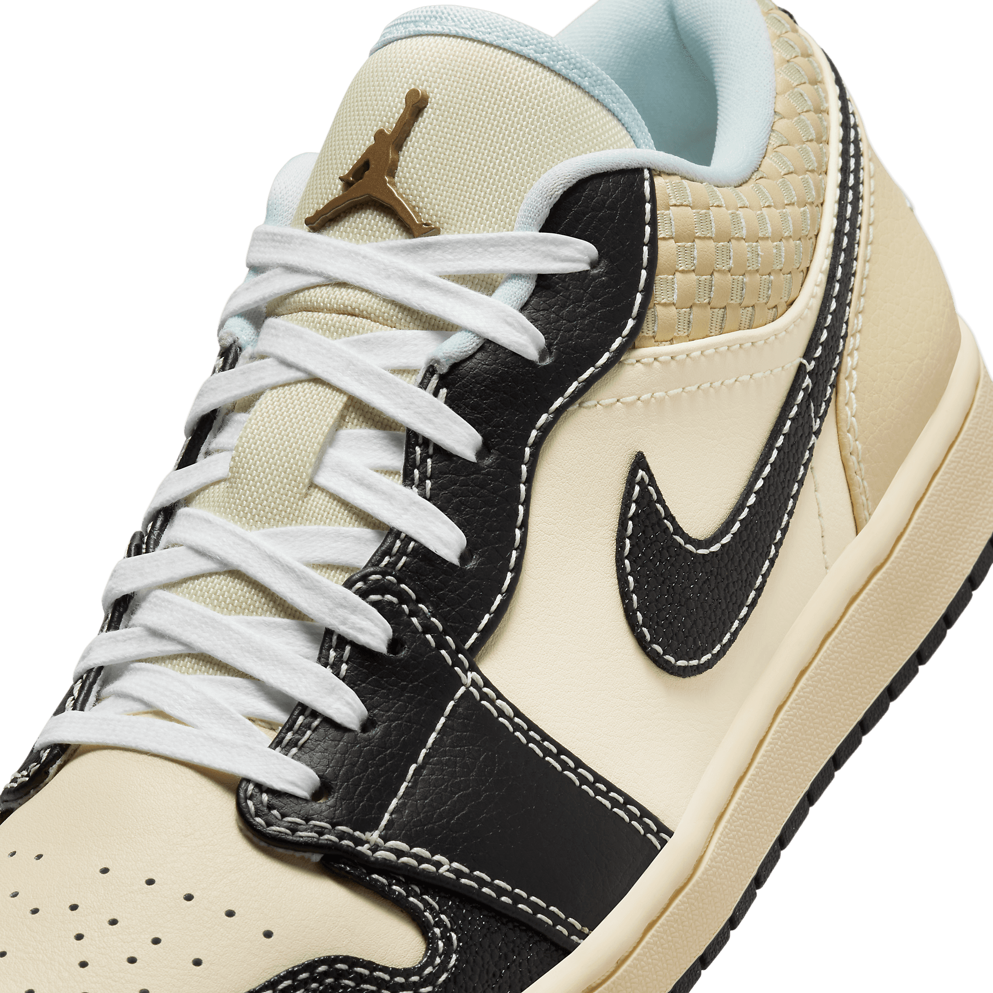Nike Air Jordan 1 Low ブラック/クリーム Air Jordan 1 Low SE 'Coconut Milk Black Muslin' HQ3437-101