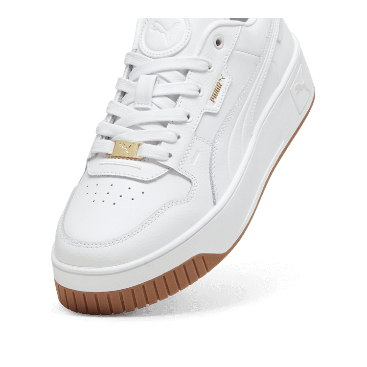 PUMA Carina Street Lux Sneakers Women in White/Gold - 397487-01